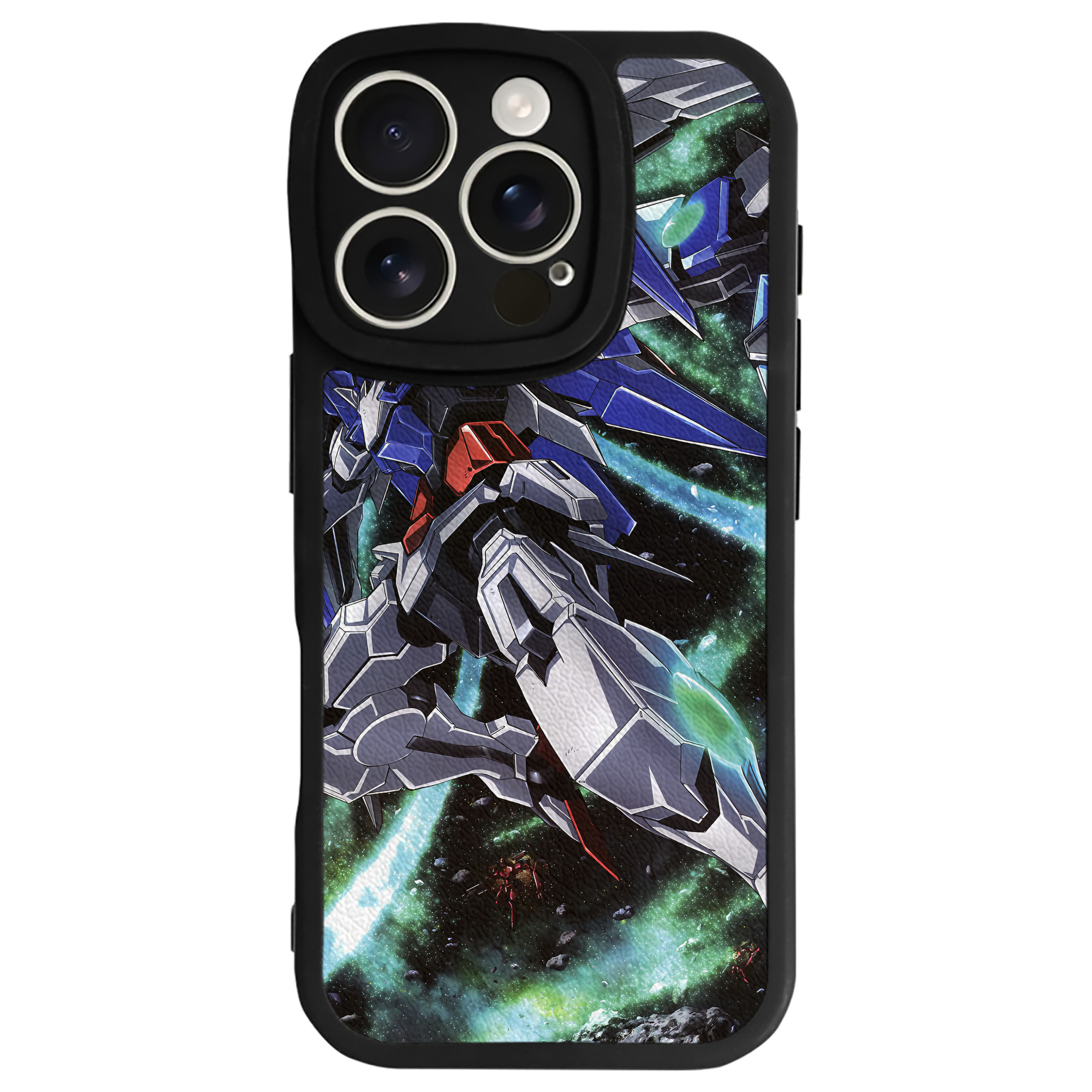 （画像用） 機動戦士ガンダム Mobile Suit Gundam 【iPhone 16シリーズ対応】シリコンスマホケース（レザー調） 材質：シリコン